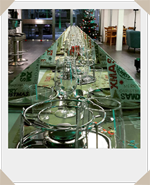 gedeckter Tisch